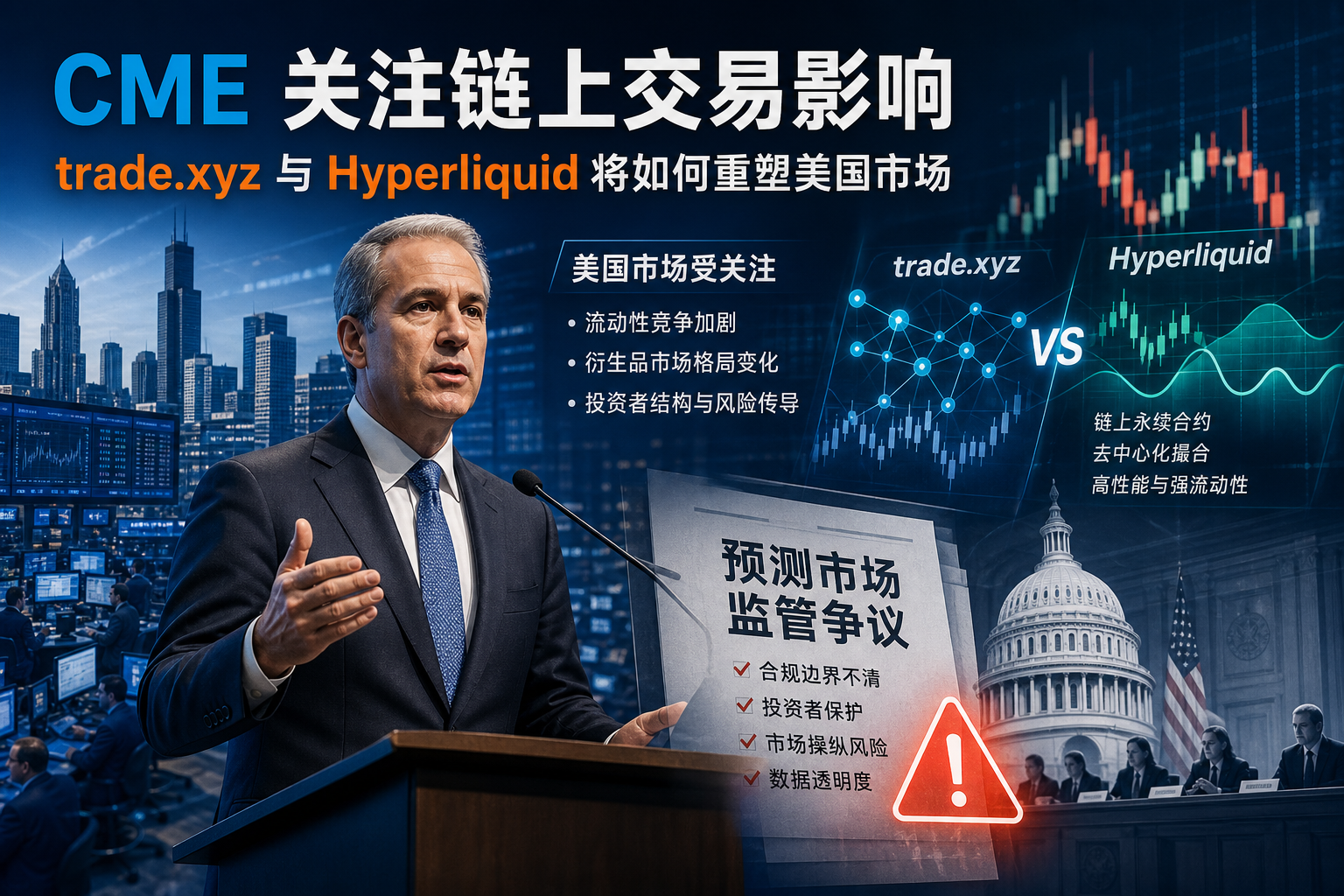 CME CEO：trade.xyz 与 Hyperliquid 正对美国市场产生影响