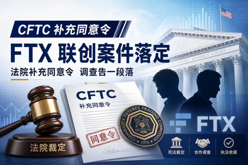 美国 CFTC 对 FTX 两位联创相关案件作出补充同意令-指挥使社区 - 真实线索、热点议题与深度观察