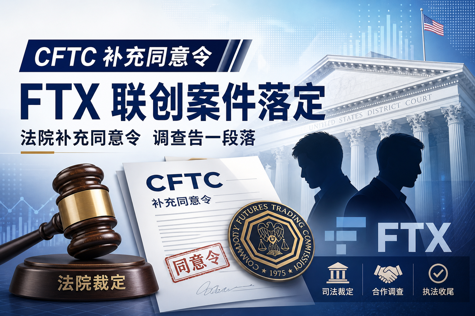 美国 CFTC 对 FTX 两位联创相关案件作出补充同意令