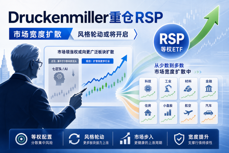 Druckenmiller重仓RSP,市场领涨权或向更广泛板块扩散-指挥使社区 - 真实线索、热点议题与深度观察