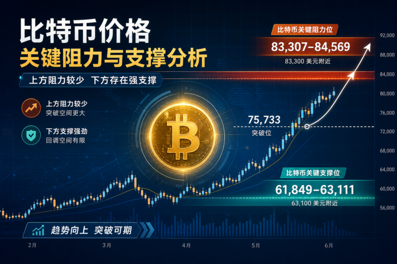 分析师：比特币上方阻力较少，83,300 美元附近为下一关键阻力位-指挥使社区 - 真实线索、热点议题与深度观察