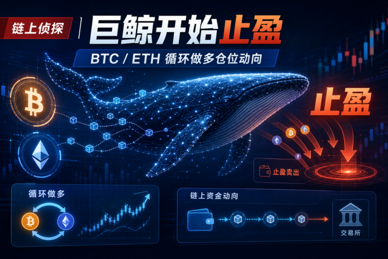 链上侦探|某循环做多 BTC 和 ETH 的巨鲸开始止盈-指挥使社区 - 真实线索、热点议题与深度观察