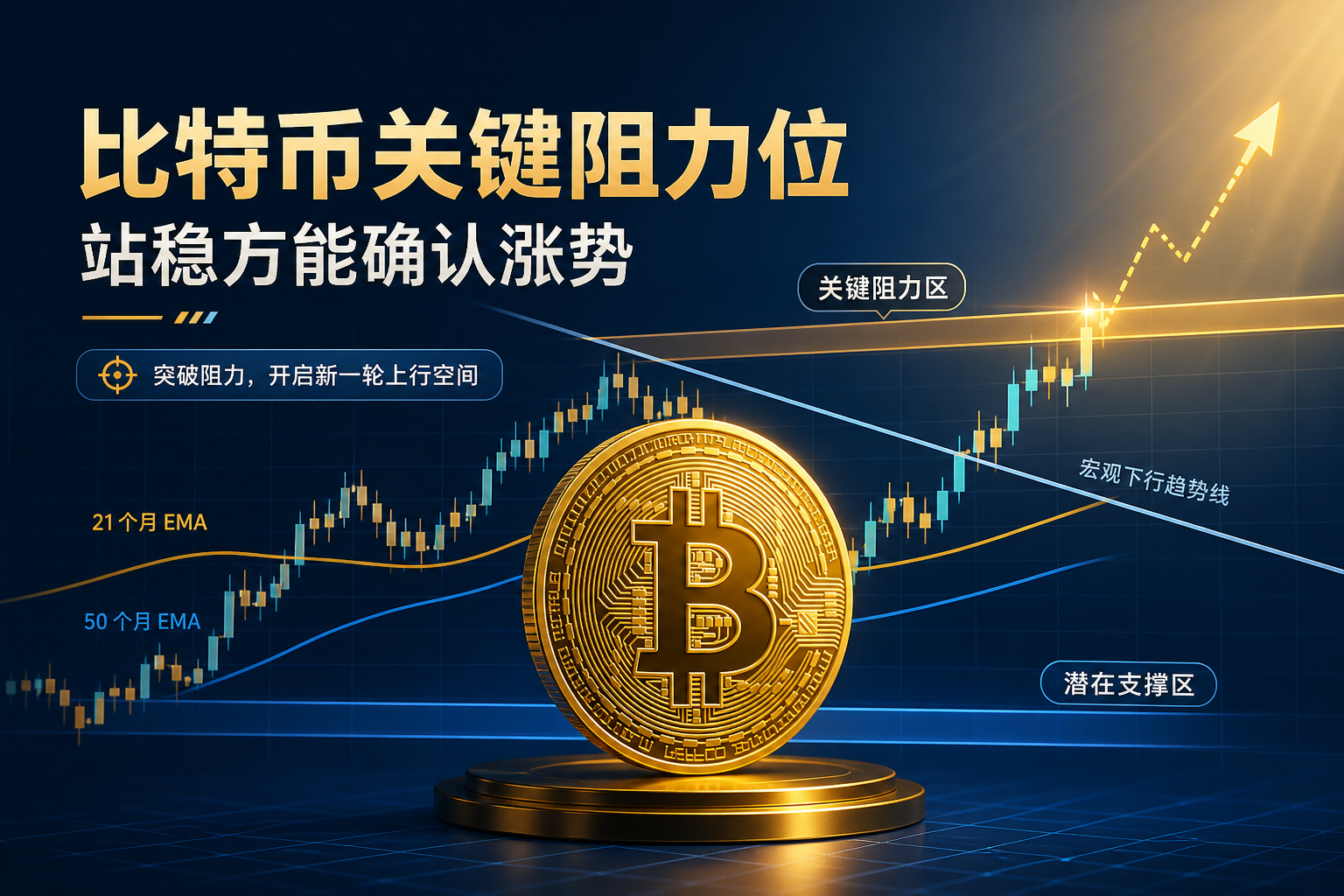 分析师：比特币需站稳关键阻力区，方能确认新一轮涨势