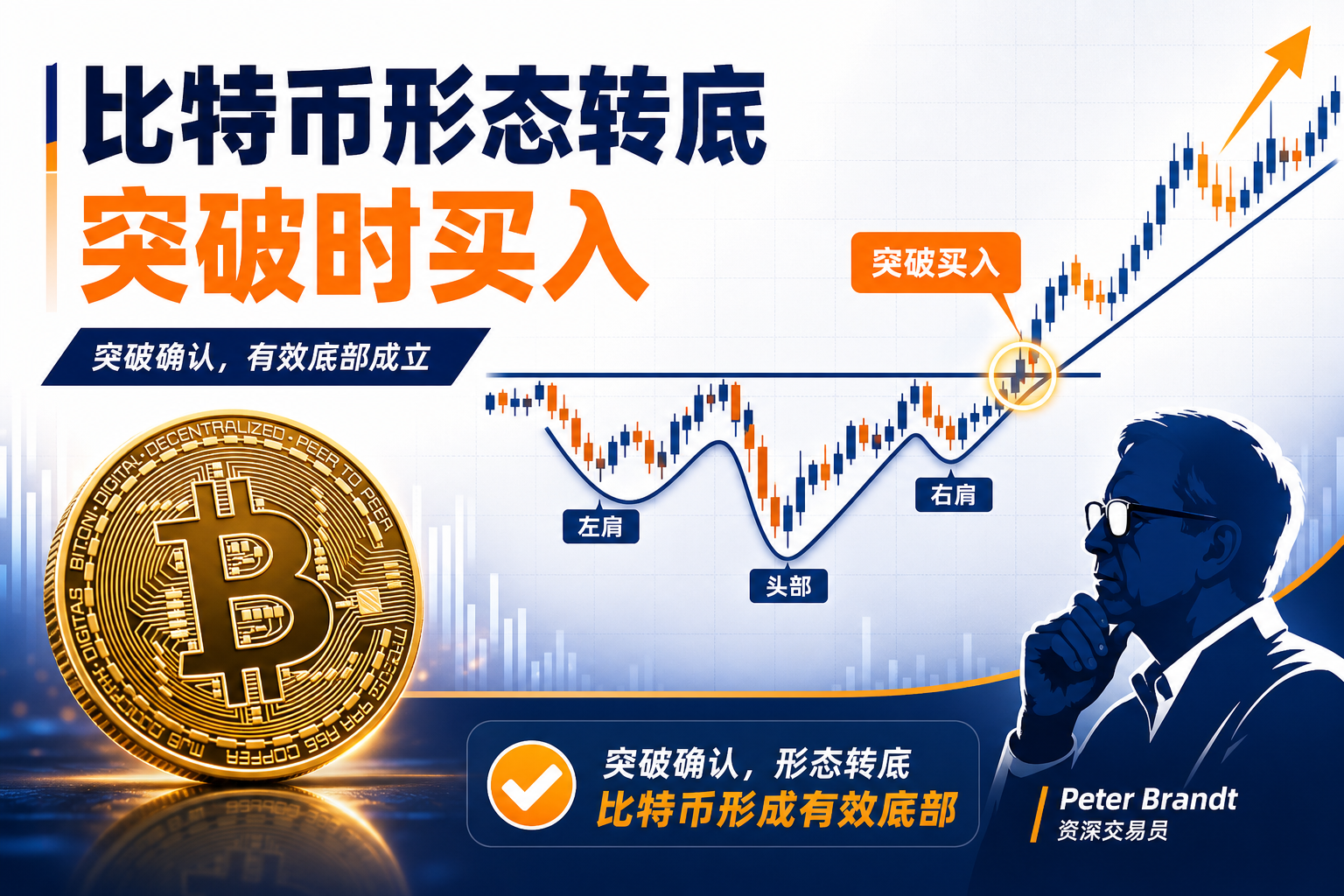 Peter Brandt：比特币形态已转为有效底部，已在突破时买入