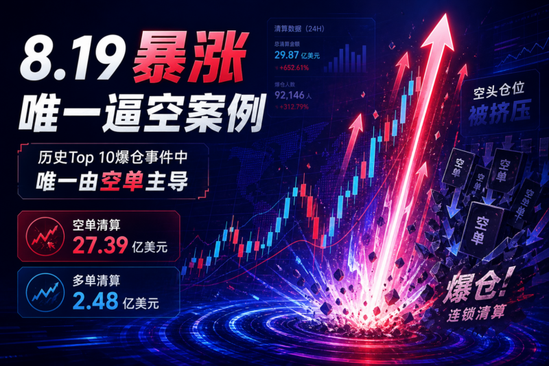 「8.19」暴涨成加密史 Top 10 爆仓事件中唯一逼空案例-指挥使社区 - 真实线索、热点议题与深度观察
