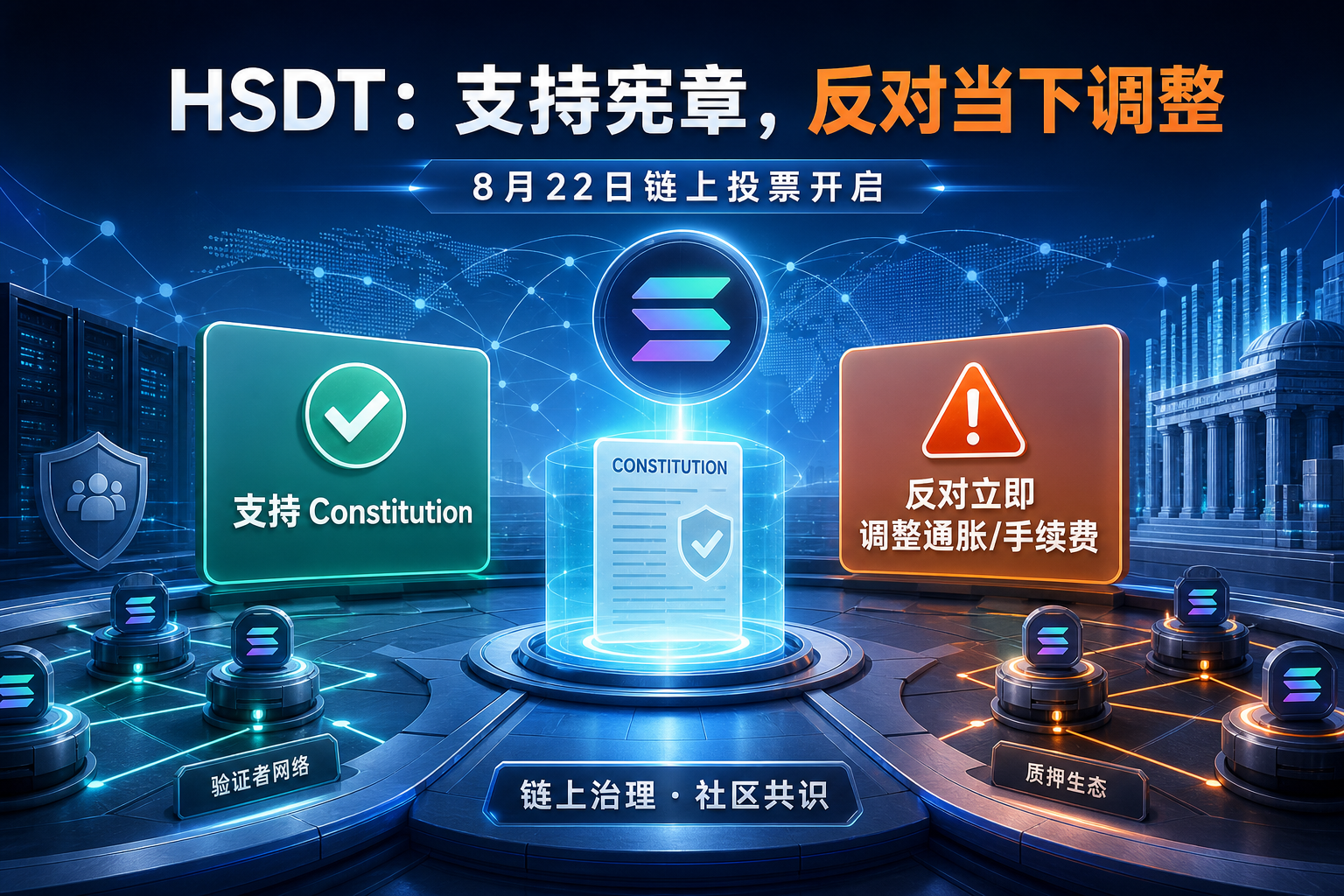 SOL 财库公司 HSDT：支持 Solana Constitution，但反对现在就调整通胀和手续费