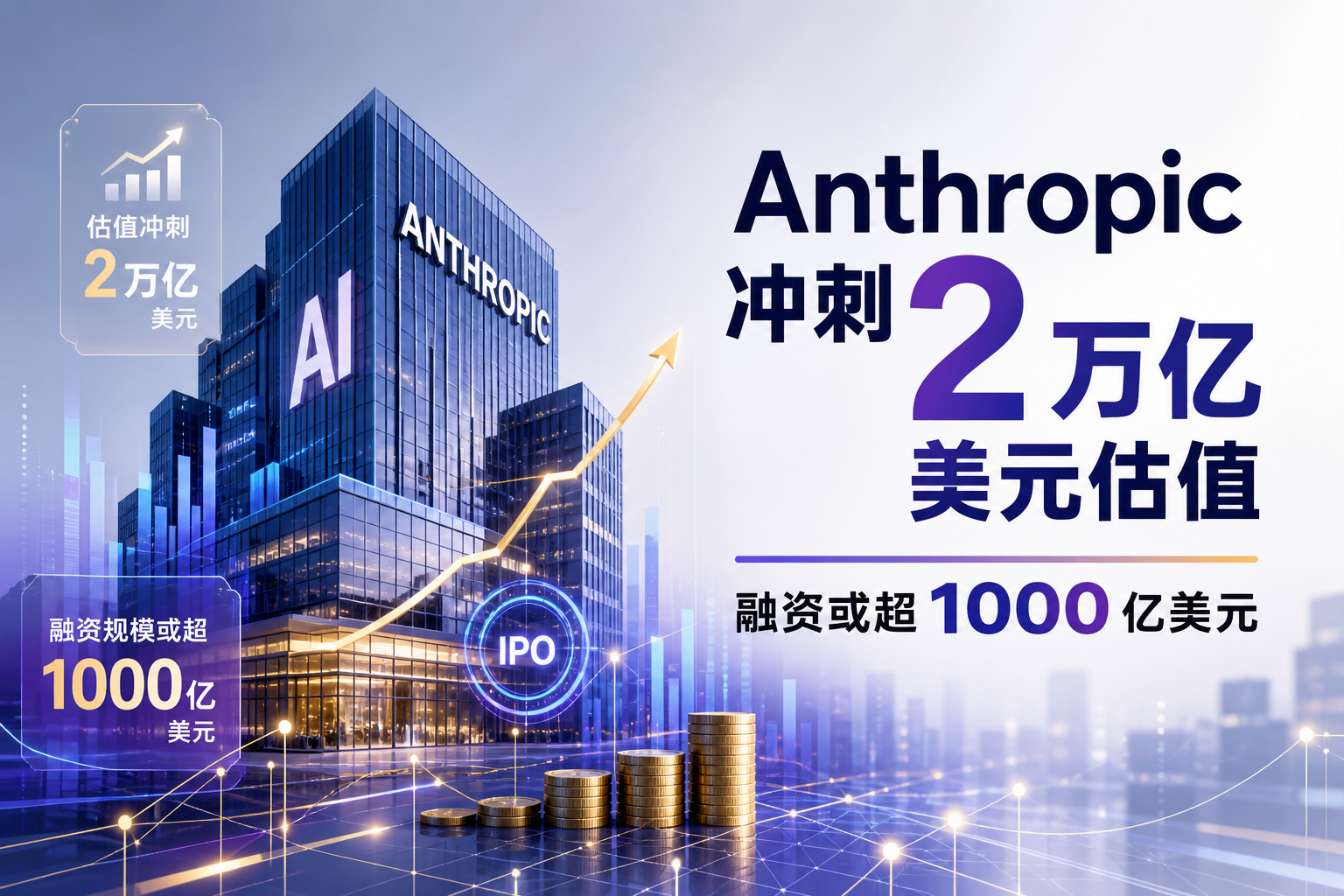 Anthropic 估值瞄准 2 万亿美元，融资或超千亿美元