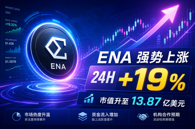 ENA 24小时再涨超19%,市值升至13.87亿美元-指挥使社区 - 真实线索、热点议题与深度观察