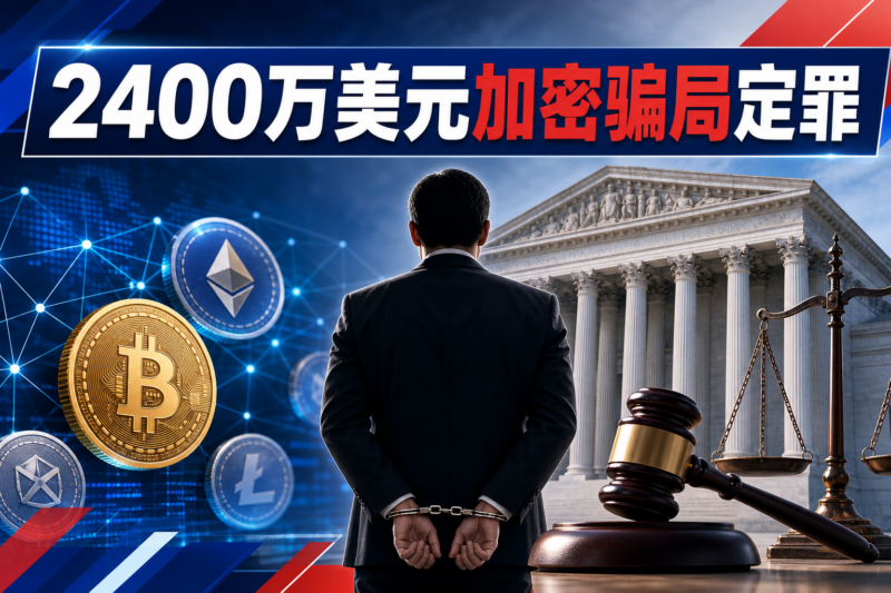 美国商人因 2400 万美元加密庞氏骗局被定罪-指挥使社区 - 真实线索、热点议题与深度观察