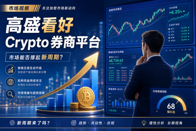 高盛看好 Crypto 券商交易平台：市场能否撑起新周期？-指挥使社区 - 真实线索、热点议题与深度观察