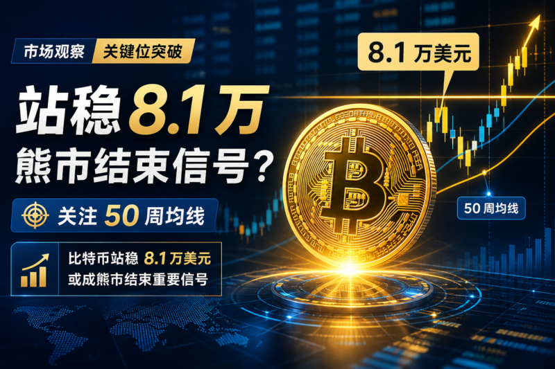 比特币站稳 8.1 万美元或成熊市结束重要信号-指挥使社区 - 真实线索、热点议题与深度观察