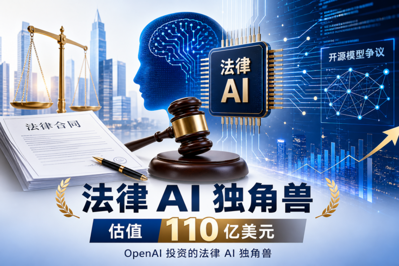 OpenAI 投资的法律 AI 独角兽，估值达 110 亿美元-指挥使社区 - 真实线索、热点议题与深度观察