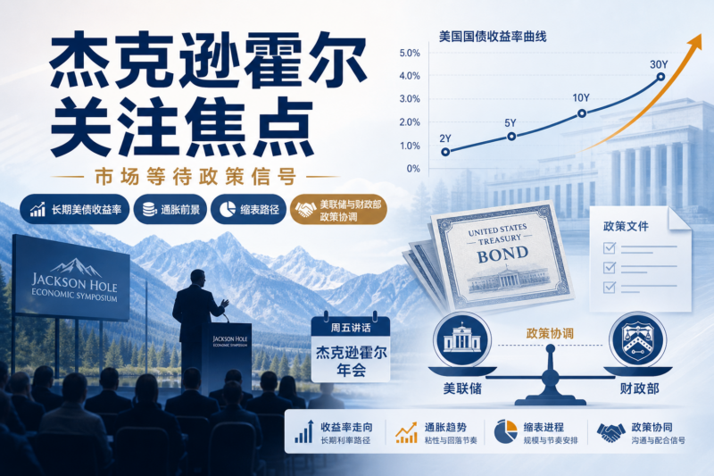 沃什或在杰克逊霍尔释放鸽派信号,美债政策协调成市场焦点-指挥使社区 - 真实线索、热点议题与深度观察