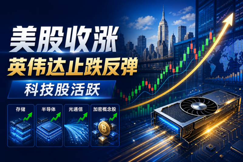 美股收涨，英伟达终结七连跌-指挥使社区 - 真实线索、热点议题与深度观察