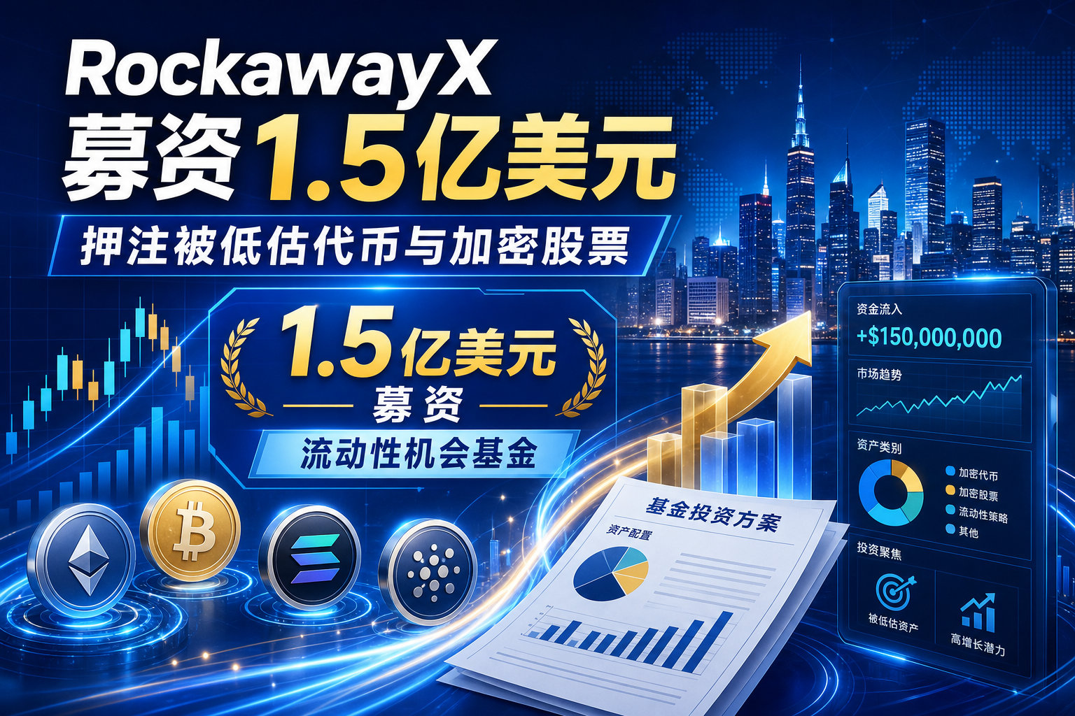 RockawayX计划募资1.5亿美元,押注被低估代币与加密股票
