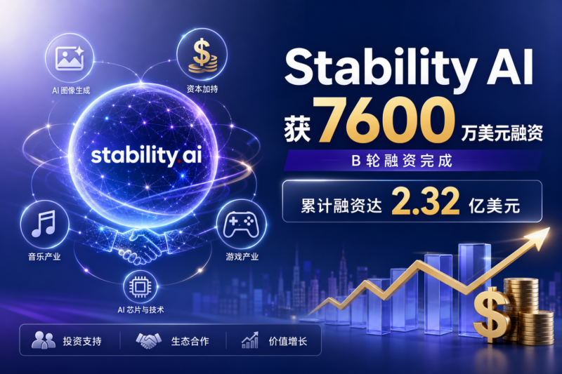Stability AI 完成 7600 万美元 B 轮融资,累计融资额达 2.32 亿美元-指挥使社区 - 真实线索、热点议题与深度观察