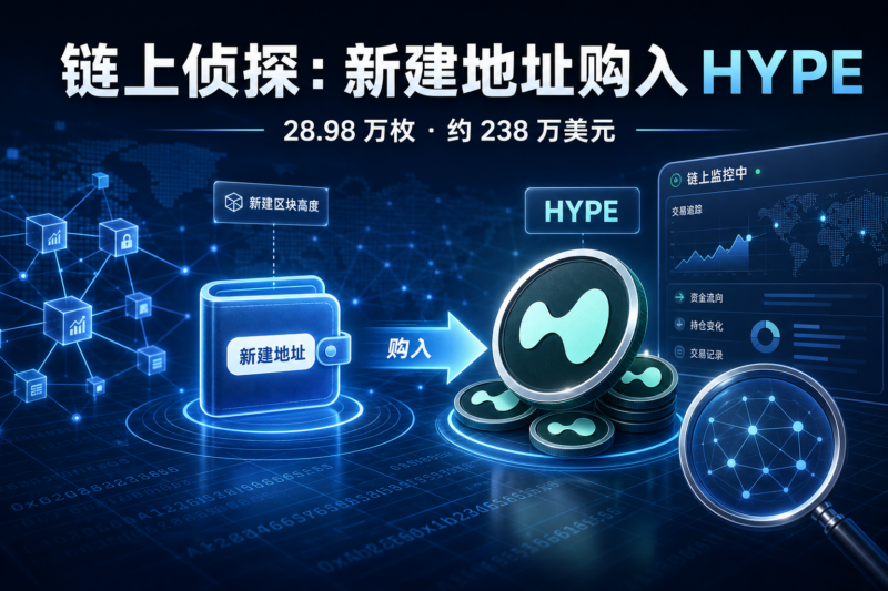 链上侦探：新建地址购入 28.98 万枚 HYPE-指挥使社区 - 真实线索、热点议题与深度观察