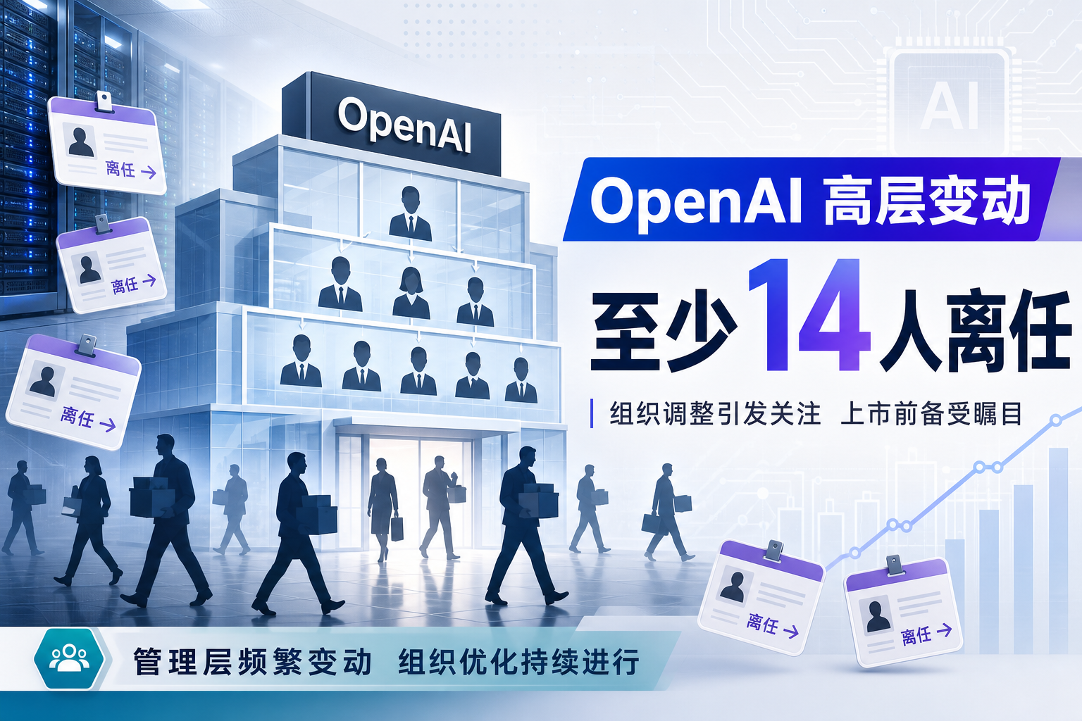 OpenAI 今年至少 14 名高层离任