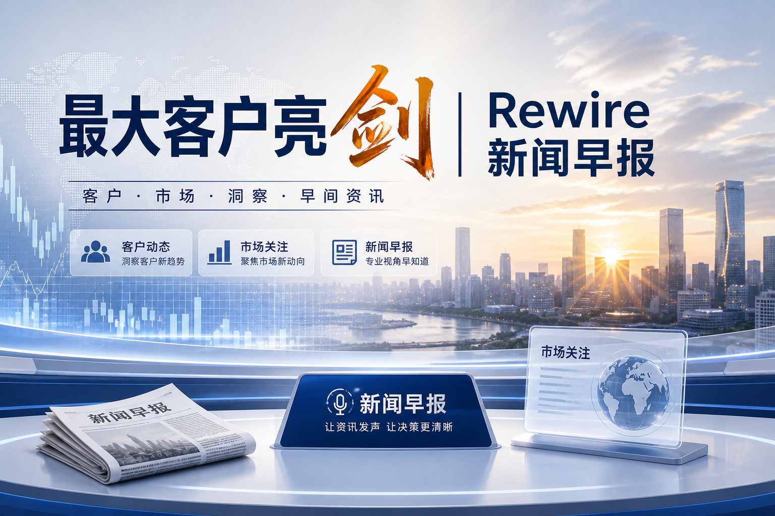 最大客户亮剑日｜Rewire 新闻早报