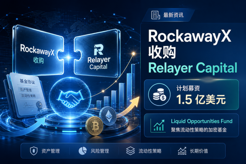 RockawayX 收购加密对冲基金 Relayer Capital,计划募资 1.5 亿美元-指挥使社区 - 真实线索、热点议题与深度观察