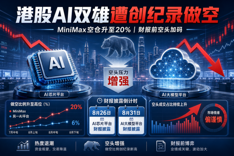 港股“AI 双雄”遭创纪录做空:MiniMax 空仓比例升至 20%-指挥使社区 - 真实线索、热点议题与深度观察