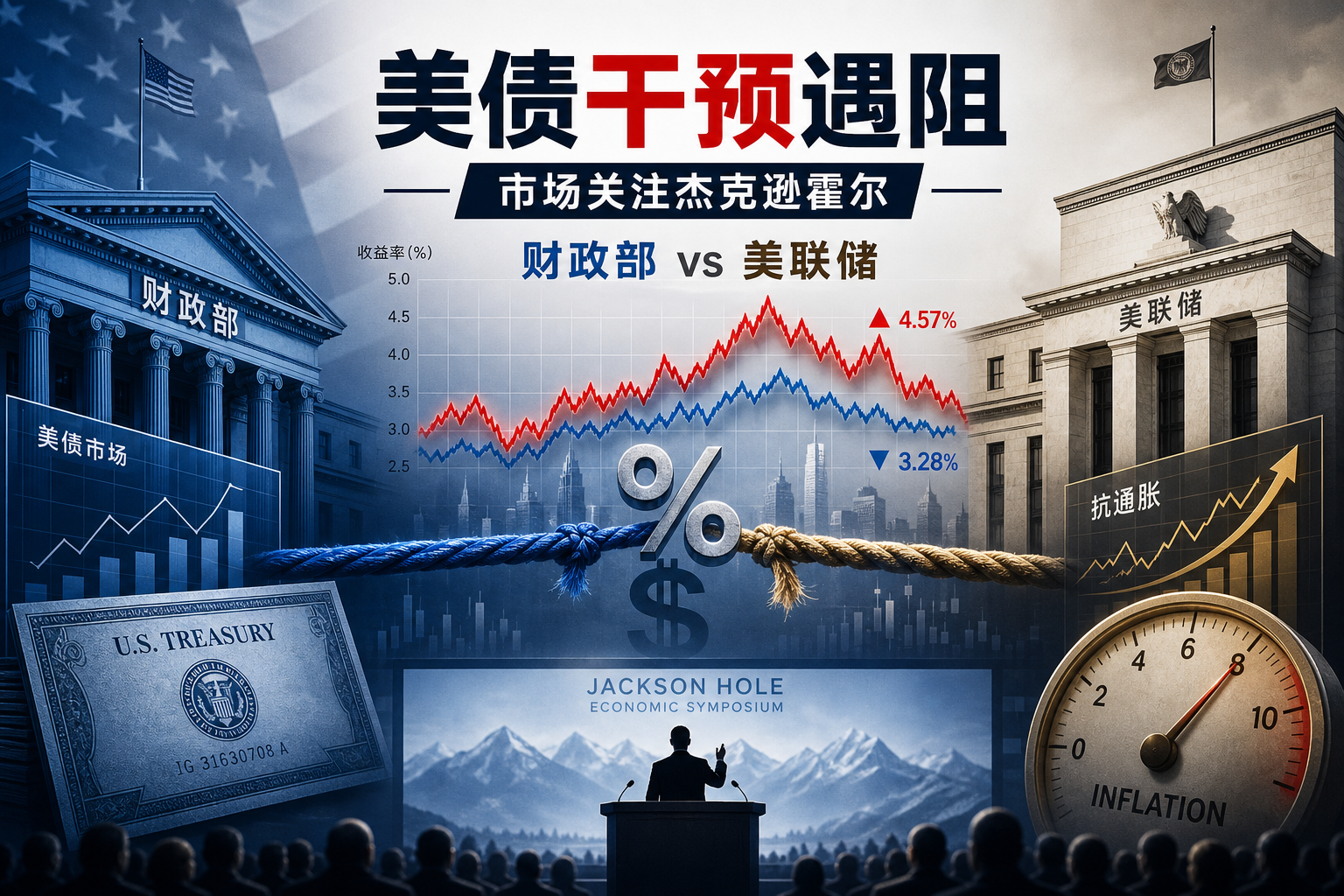 贝森特干预美债市场与美联储抗通胀目标相悖，沃什演讲压力加大