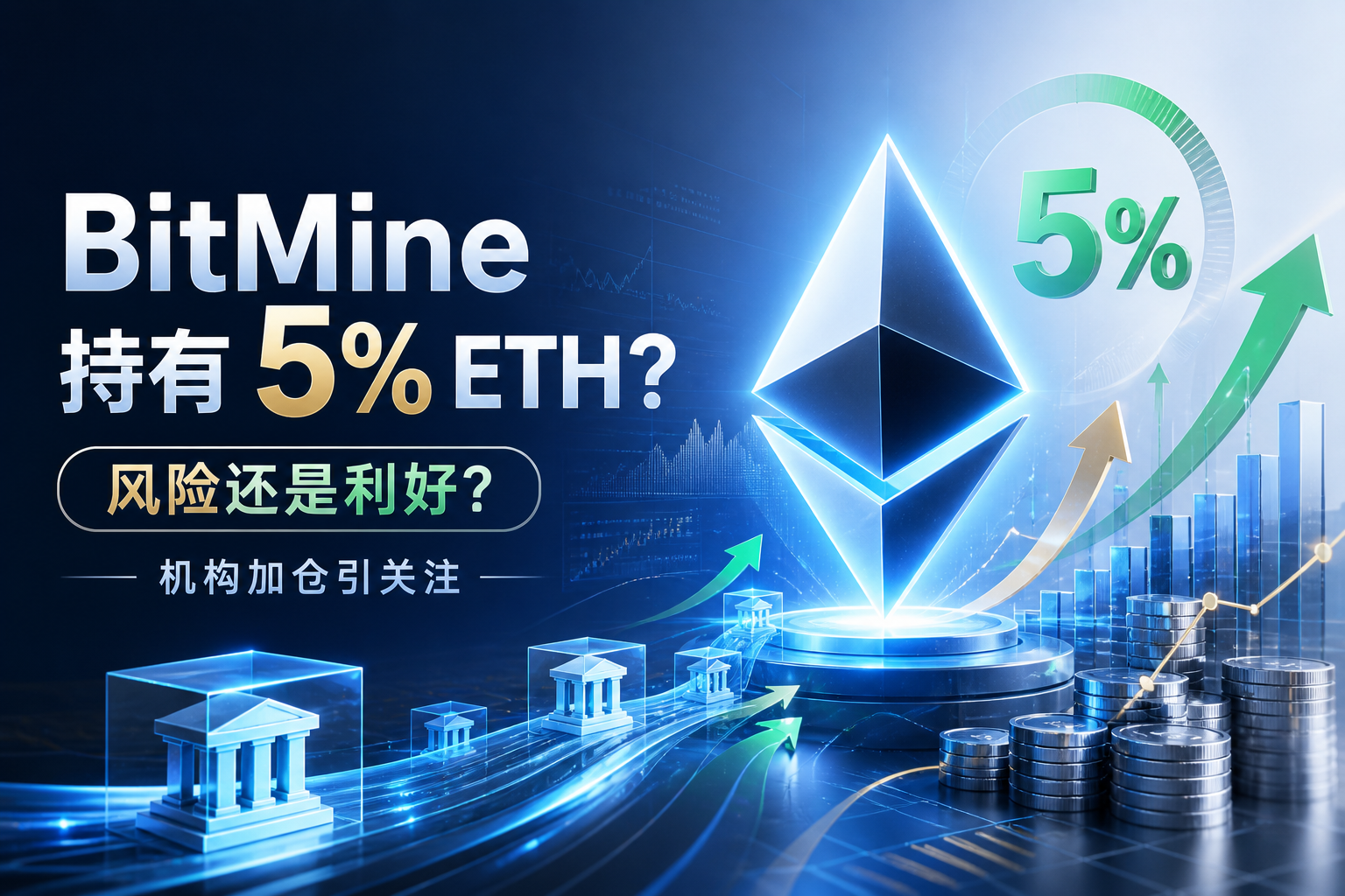 BitMine 即将持有 5% 的 ETH，风险还是利好？