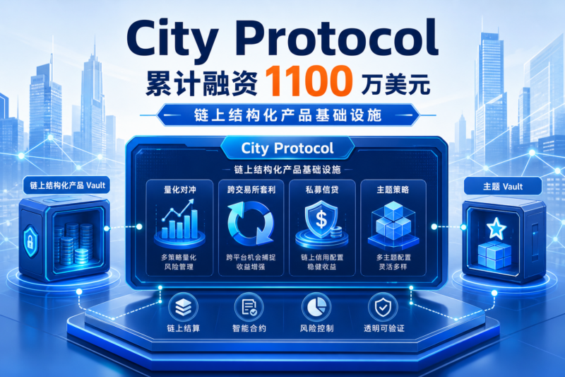 链上结构化产品基础设施 City Protocol 累计完成 1,100 万美元融资-指挥使社区 - 真实线索、热点议题与深度观察
