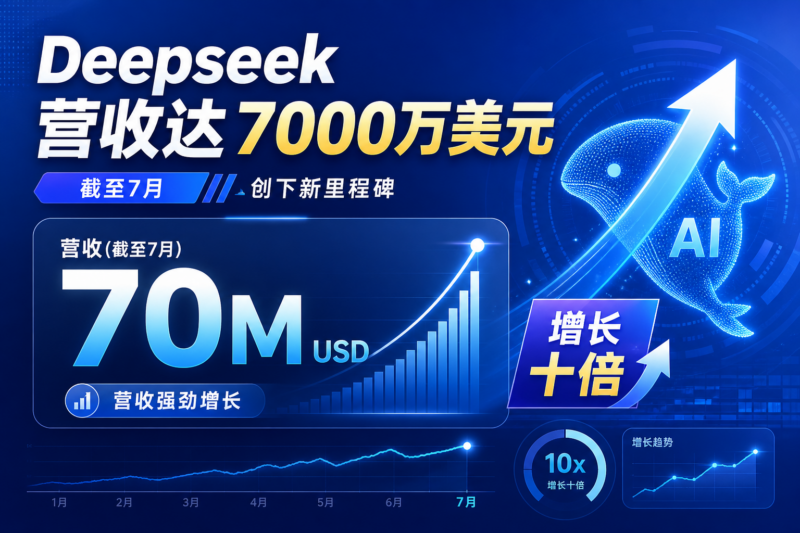 Deepseek截至7月营收达7000万美元-指挥使社区 - 真实线索、热点议题与深度观察