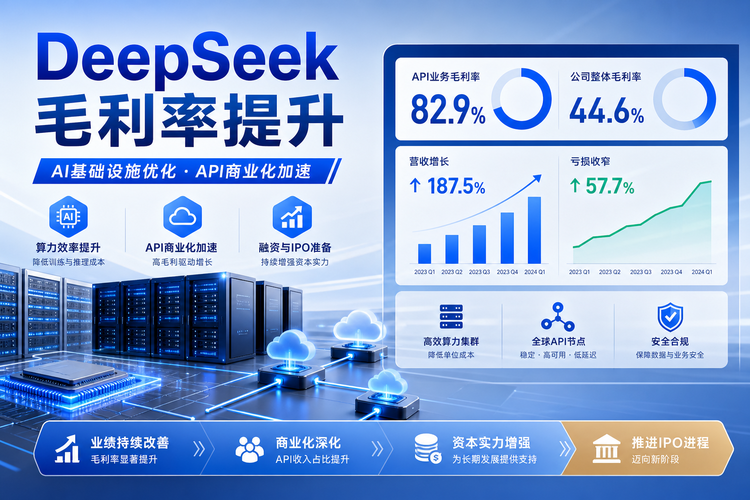 DeepSeek API毛利率高达82.9%,公司整体毛利率达44.6%