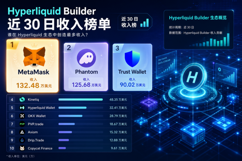 Hyperliquid Builder 近 30 日收入前十:MetaMask 居首-指挥使社区 - 真实线索、热点议题与深度观察