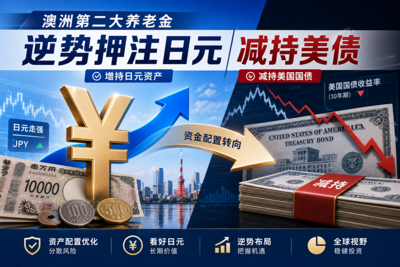 澳洲第二大养老金逆势押注日元，同时减持美债-指挥使社区 - 真实线索、热点议题与深度观察