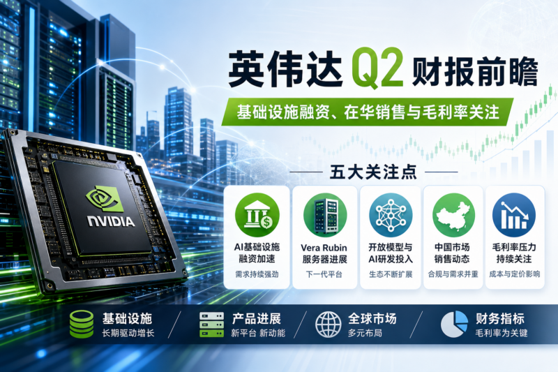 英伟达Q2财报前瞻:基础设施融资、在华销售与毛利率成关注重点-指挥使社区 - 真实线索、热点议题与深度观察