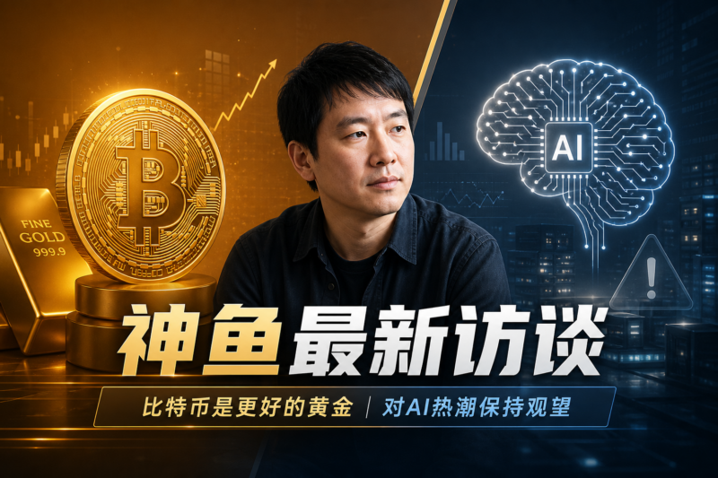神鱼最新访谈：比特币是更好的黄金，对AI热潮保持观望-指挥使社区 - 真实线索、热点议题与深度观察
