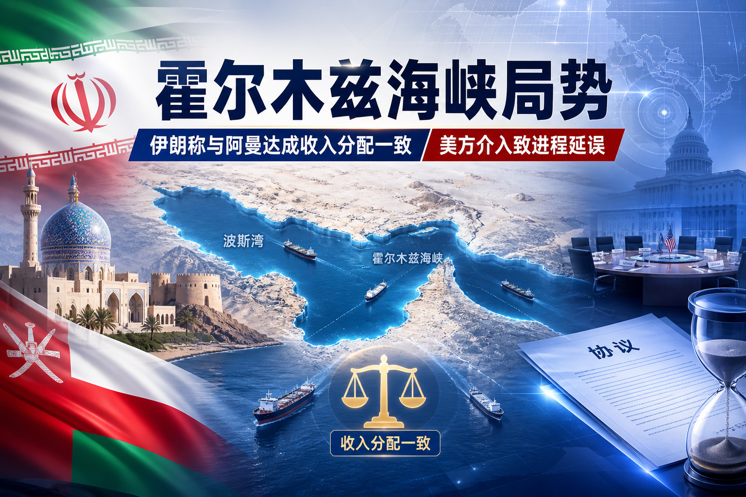 伊朗称已与阿曼就海峡收入分配达成一致,美方介入导致进程延误
