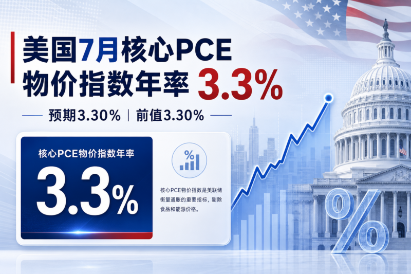 美国7月核心PCE物价指数年率为3.3%-指挥使社区 - 真实线索、热点议题与深度观察