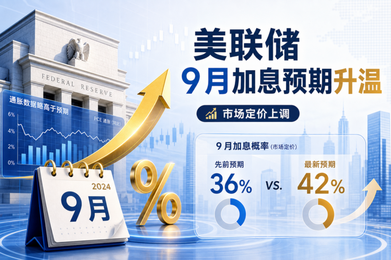 美联储 9 月加息预期略有升温-指挥使社区 - 真实线索、热点议题与深度观察