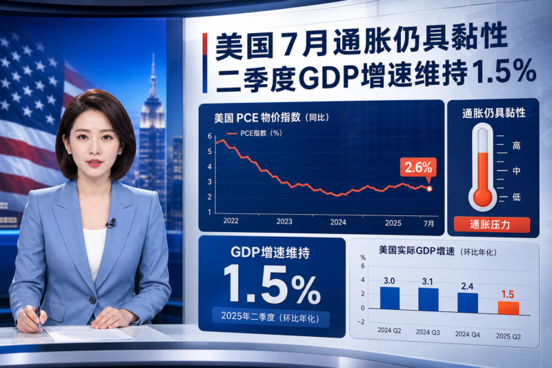美国 7 月通胀仍具黏性，二季度 GDP 增速维持 1.5%-指挥使社区 - 真实线索、热点议题与深度观察