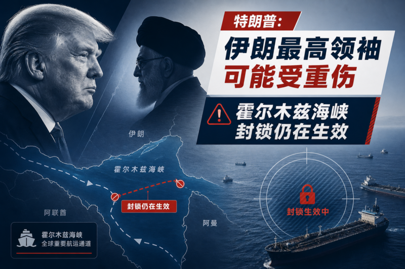 特朗普：伊朗最高领袖可能受重伤-指挥使社区 - 真实线索、热点议题与深度观察