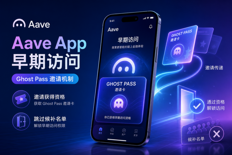 Aave 移动应用启动早期访问,推出 Ghost Pass 邀请机制-指挥使社区 - 真实线索、热点议题与深度观察