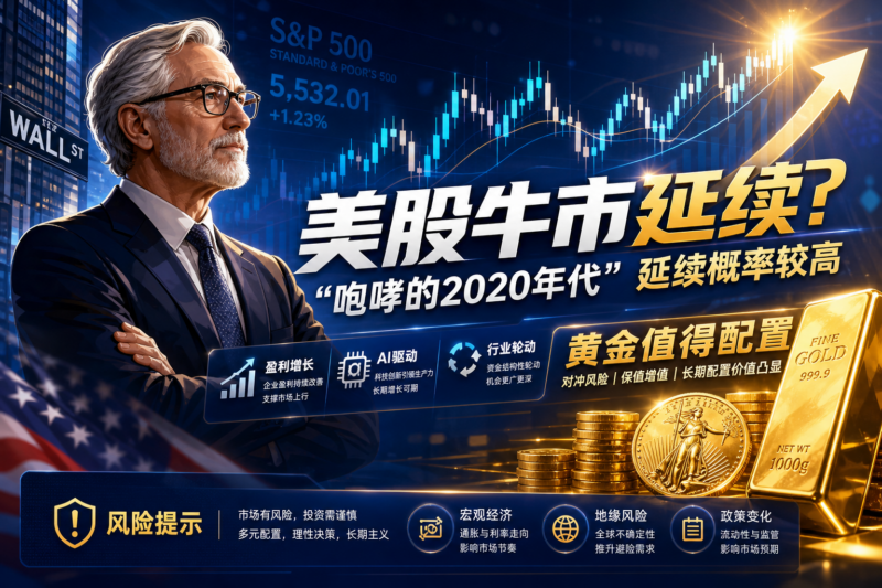 亚德尼:美股“咆哮的2020年代”仍有较高概率延续,黄金值得配置-指挥使社区 - 真实线索、热点议题与深度观察