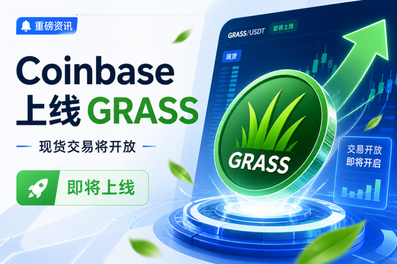 Coinbase 将上线 Grass(GRASS)-指挥使社区 - 真实线索、热点议题与深度观察