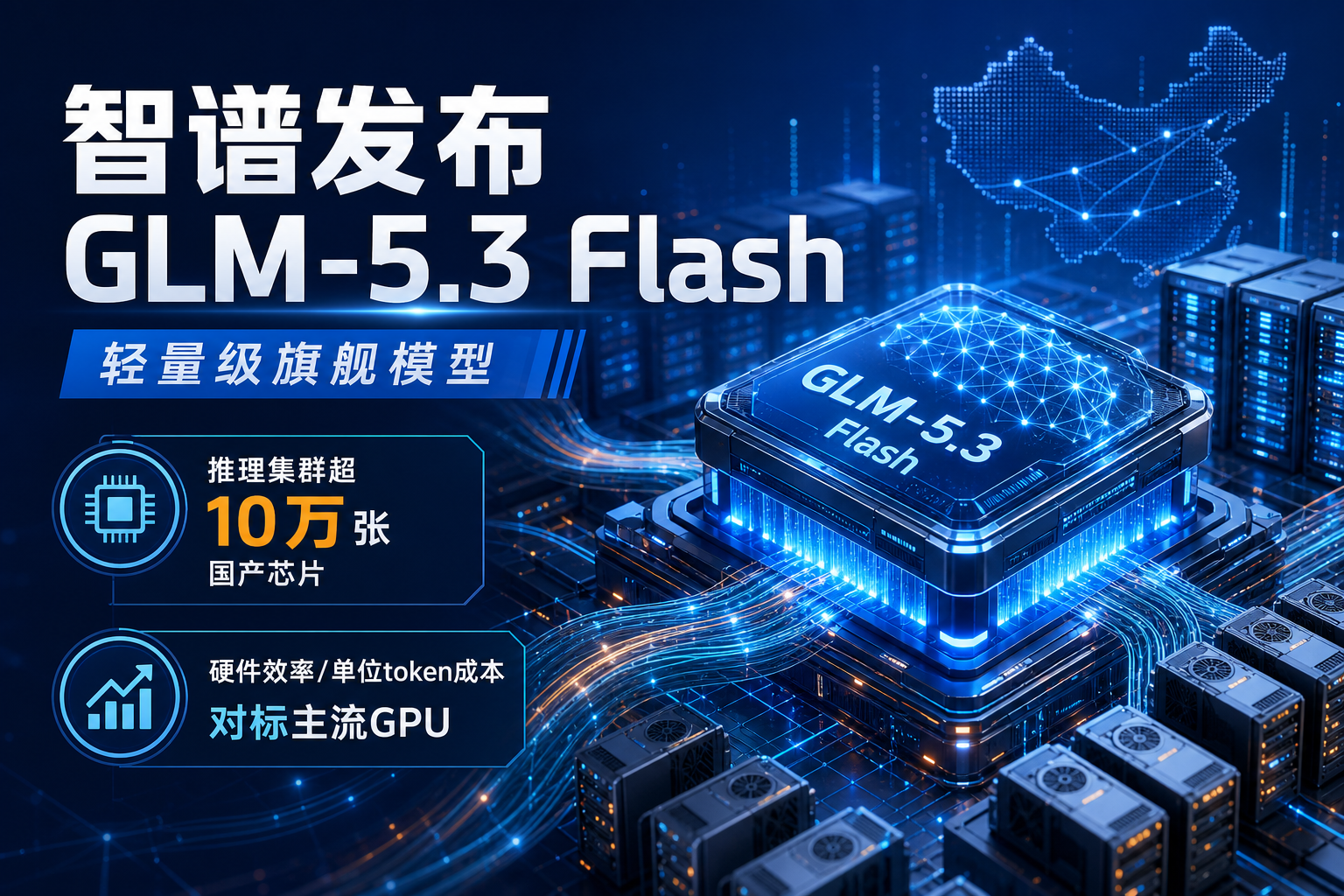 智谱推出轻量级旗舰模型 GLM-5.3 Flash