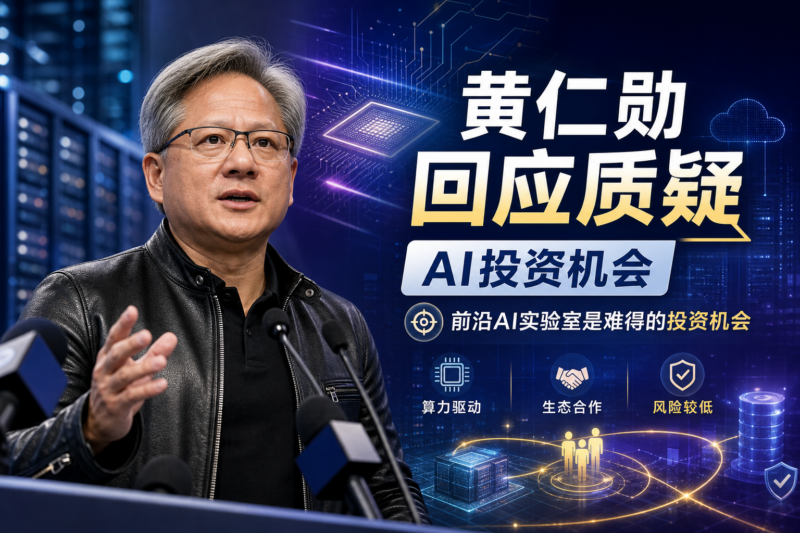黄仁勋回应“循环融资”质疑:风险较低,前沿 AI 实验室是一代人仅有一次的投资机会-指挥使社区 - 真实线索、热点议题与深度观察