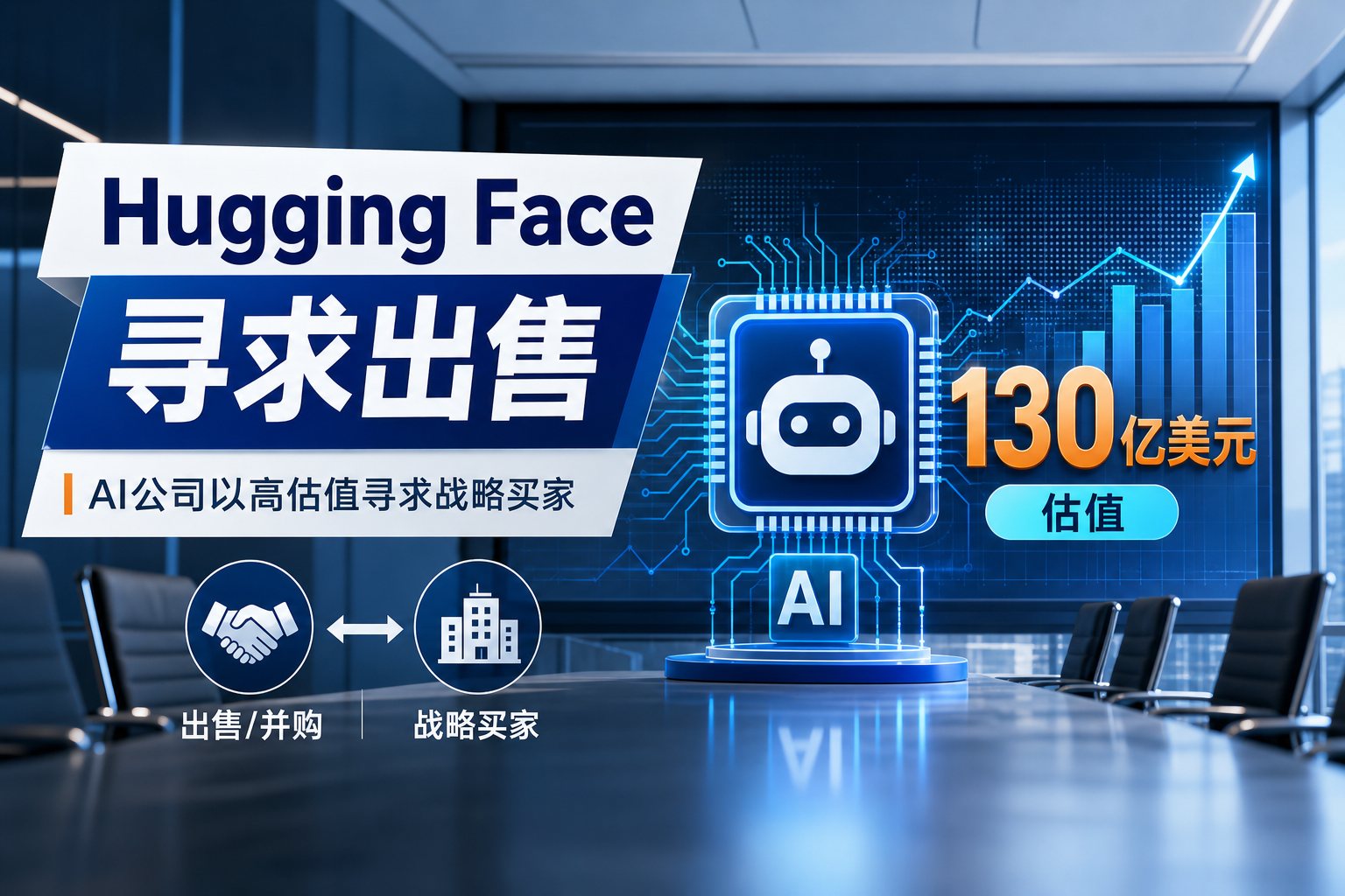 Hugging Face标价130亿美元寻求出售