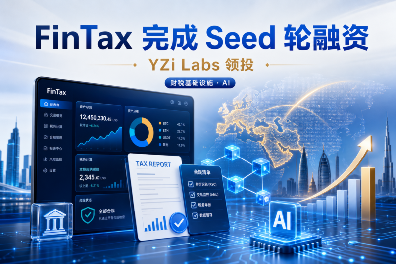 FinTax 完成 Seed 轮融资,YZi Labs 领投-指挥使社区 - 真实线索、热点议题与深度观察