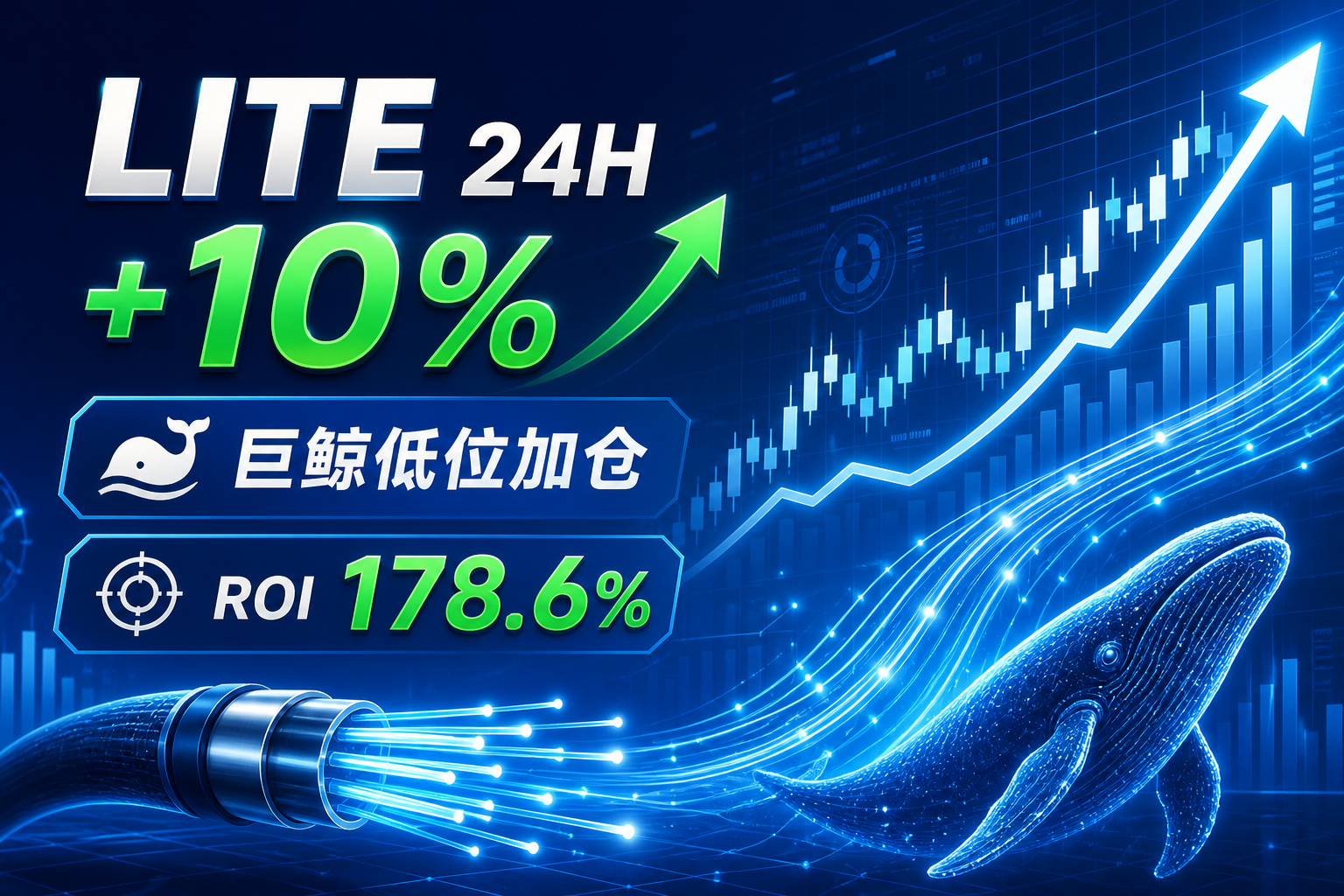 光通信龙头 LITE 24 小时涨约 10%,抄底巨鲸保证金回报率达 178.6%