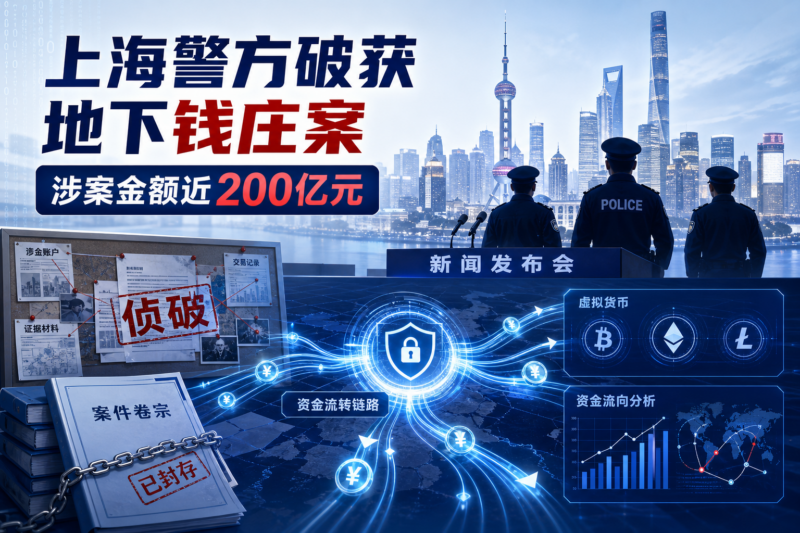 上海警方侦破特大地下钱庄案:涉案金额近 200 亿元-指挥使社区 - 真实线索、热点议题与深度观察
