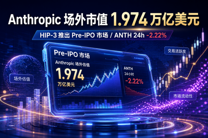 Anthropic 场外市值现报 1.974 万亿美元-指挥使社区 - 真实线索、热点议题与深度观察