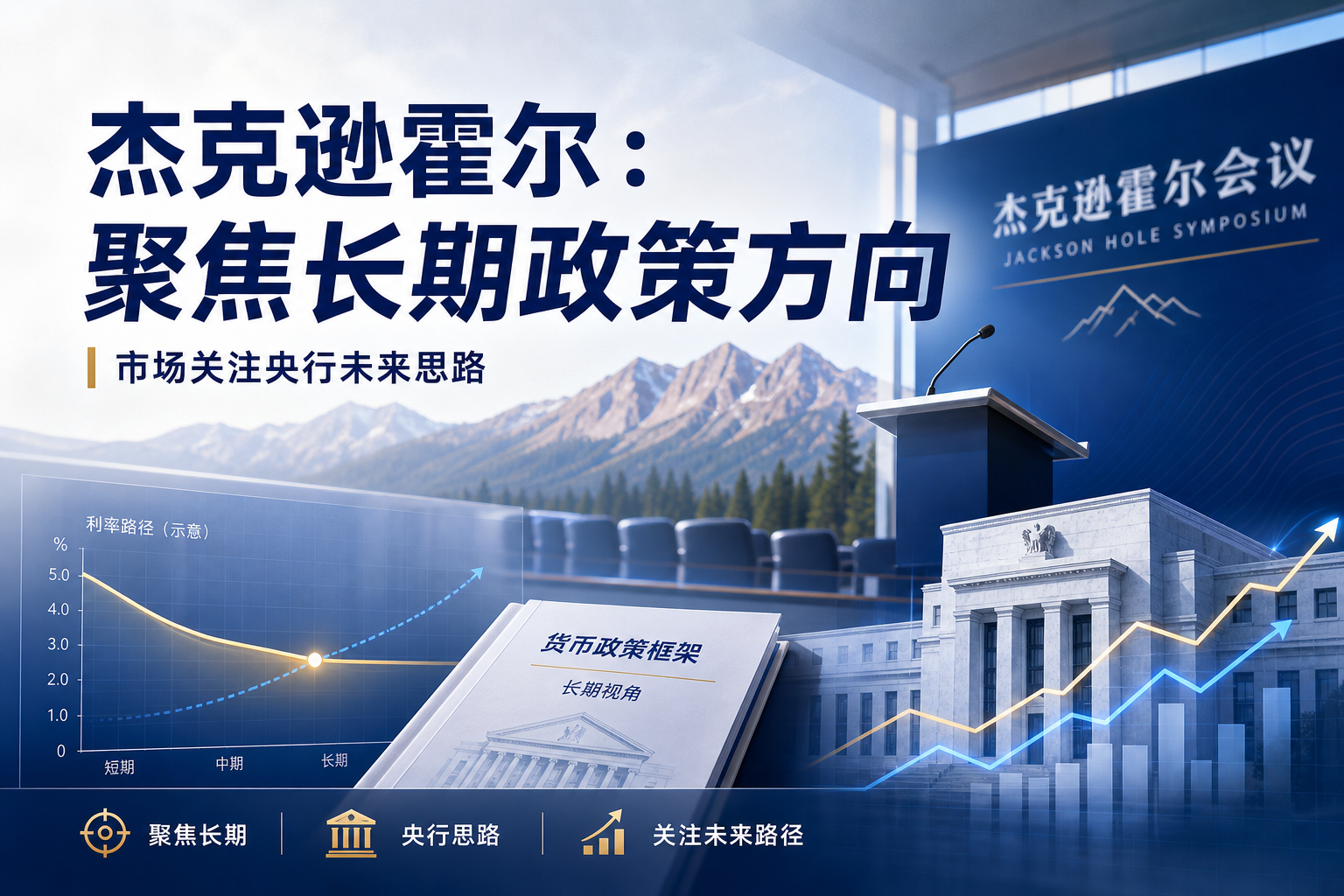 机构:杰克逊霍尔会议料聚焦美联储长期政策方向